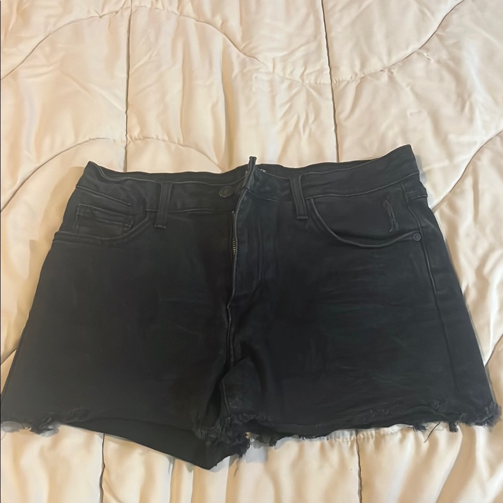Black Denim Women's Shorts
